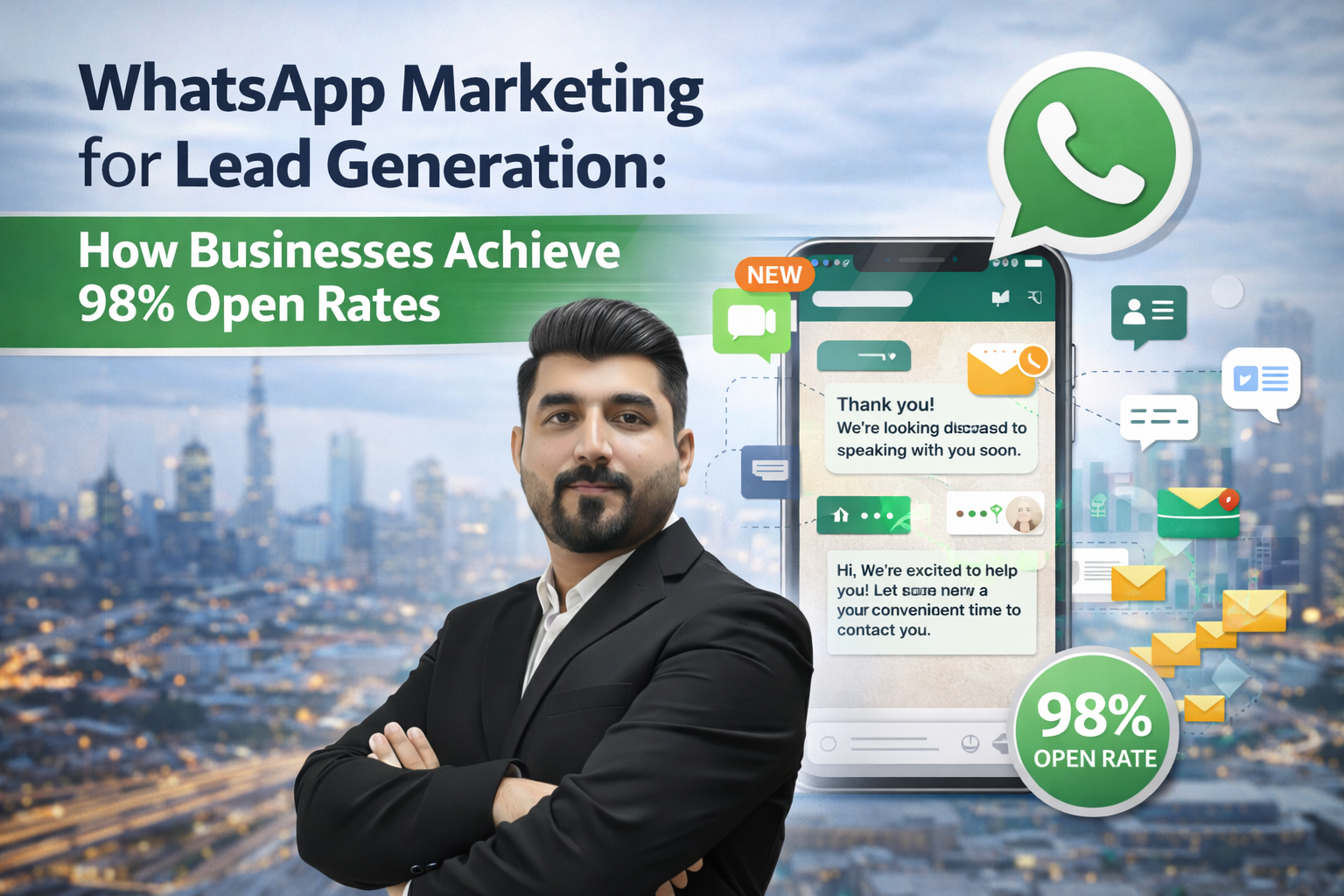 WhatsApp Marketing for Lead Generation: How Businesses Achieve 98% Open Rates